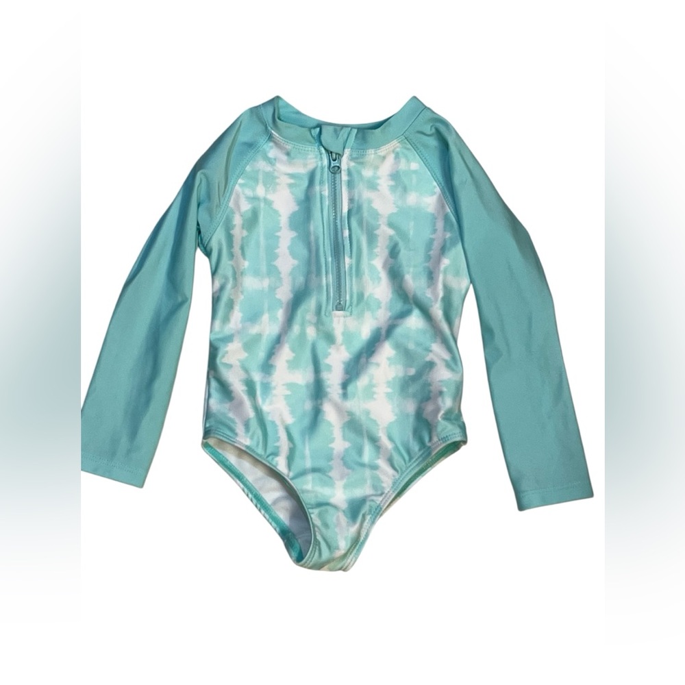 Wonder Nation Blue and White Rashguard Swimwear